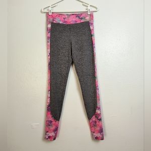 Justice Pink and Gray Leggings Full Length Junior 18